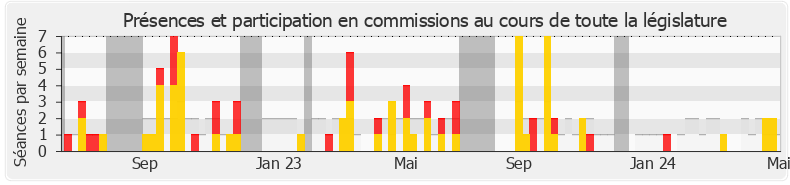 Participation commissions-annee de Jean-Hugues Ratenon